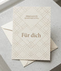Presanti Premium Grußkarte mit Video-Botschaft – Handveredelt in Wien (4er-Set)